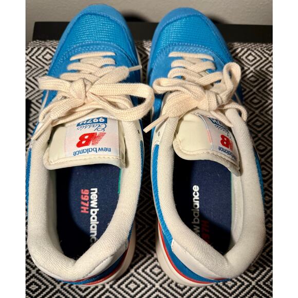 New Balance 997H CM997HRP Blue White Men Size 8 Sneaker Shoes - Picture 8 of 9